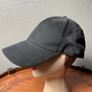 Black Glitter Baseball Cap